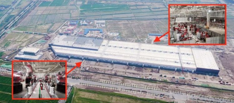 Tesla строи с рекордни темпове китайската Gigafactory 3