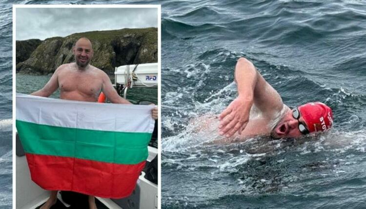 ИСТОРИЧЕСКО: Петър Стойчев преплува света!