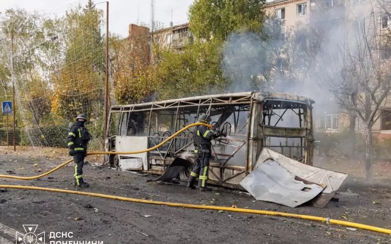 Руска авиобомба уби 33-ма души в два автобуса в Краматорск