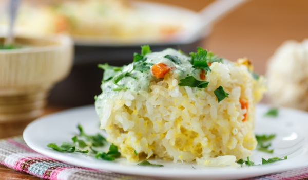 Суфле с ориз и царевица